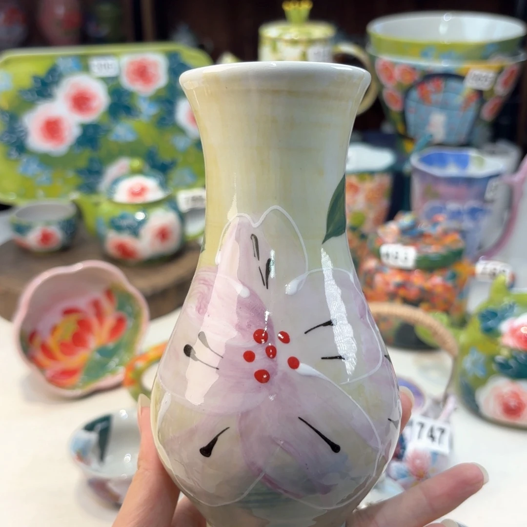 景德镇手绘高温釉下彩陶瓷茶具