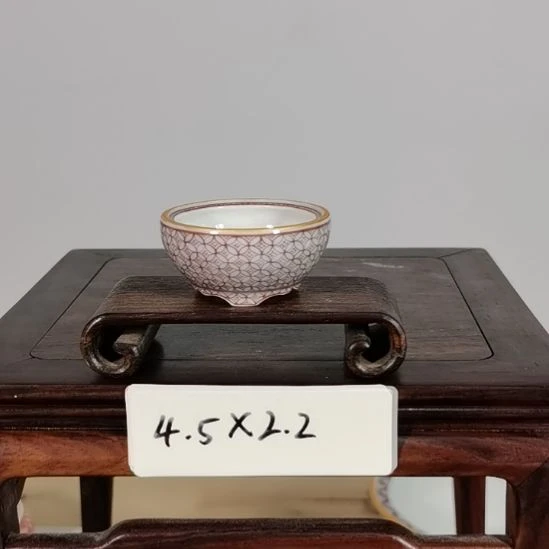 手工坯手绘青花釉下五彩