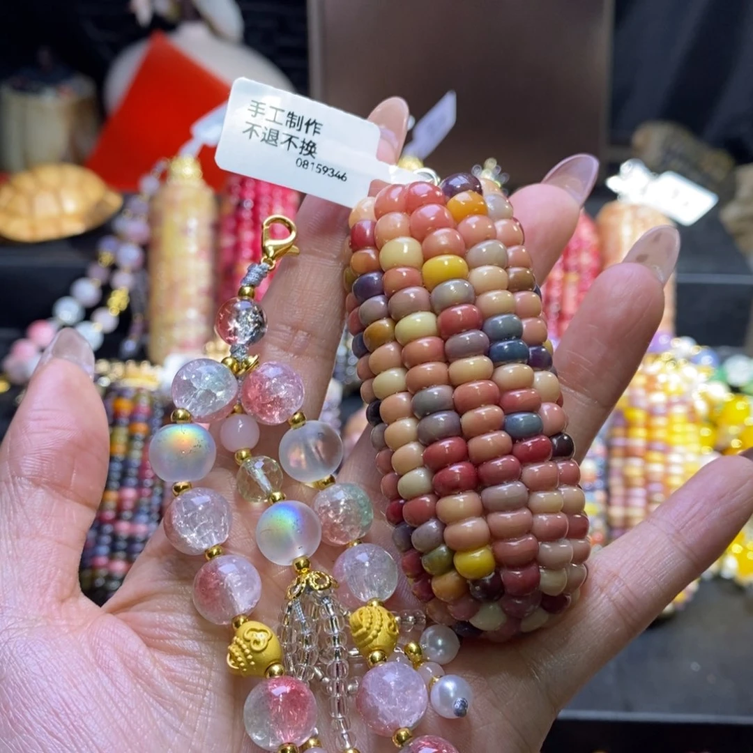 玉米**姐文玩玉米 粉油画