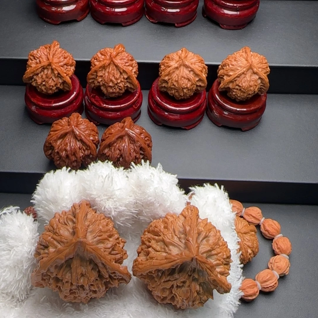 文玩核桃把件官帽奔全品45