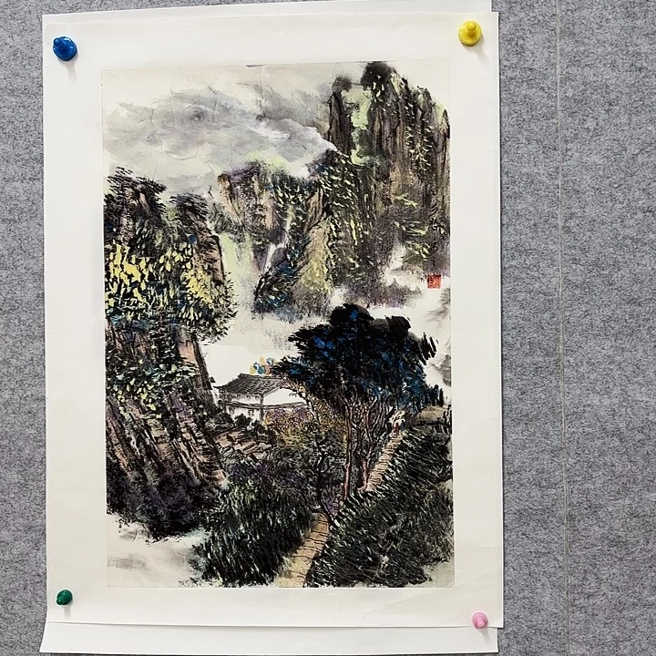 国画花鸟的翅膀和翅膀是
