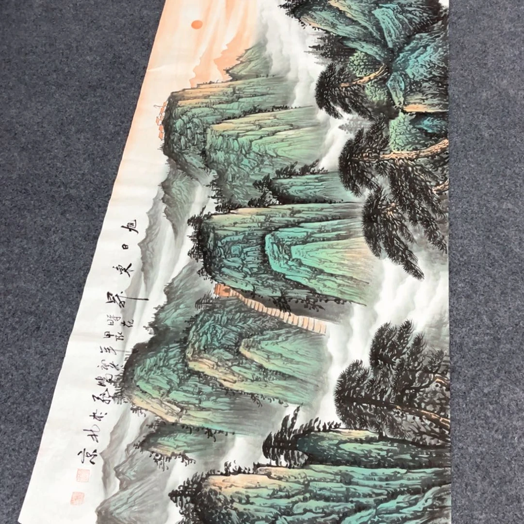 国画国画作品老师手绘