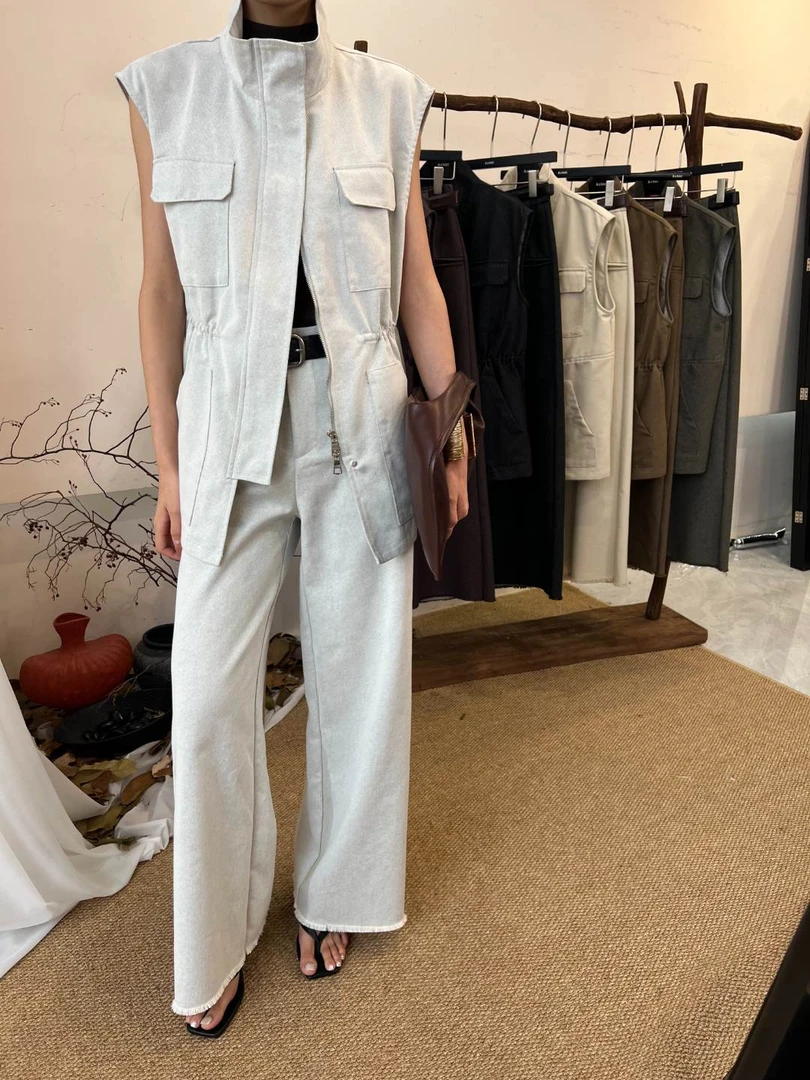 R01-R200-设计师时尚国风新中式半裙山本风时尚套装