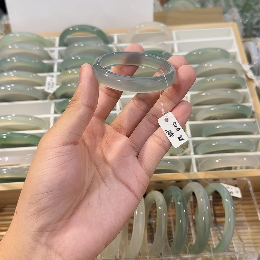 手镯玛瑙/玉髓未镶嵌圈口50.4