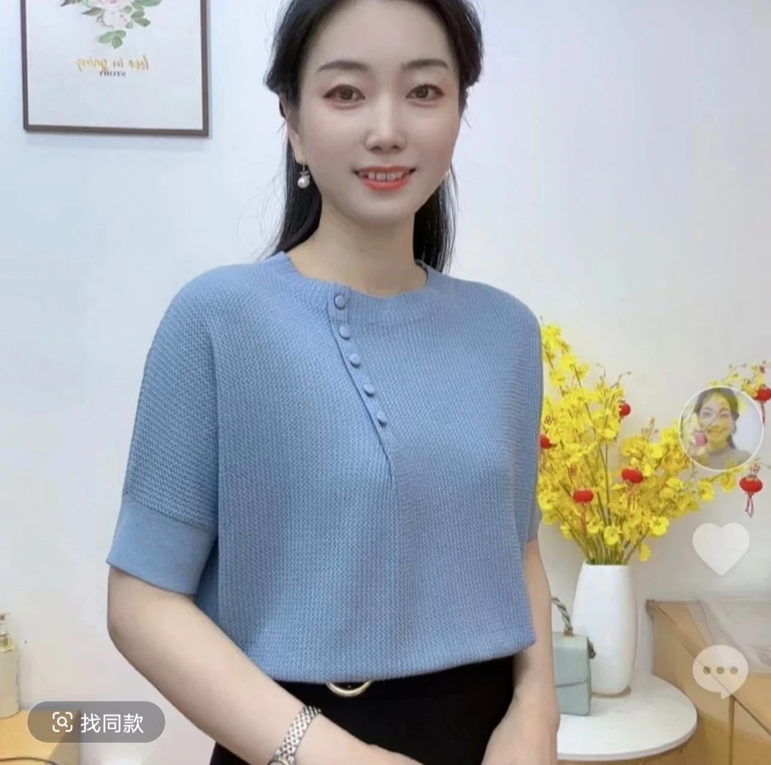 时尚百搭春夏套头小衫