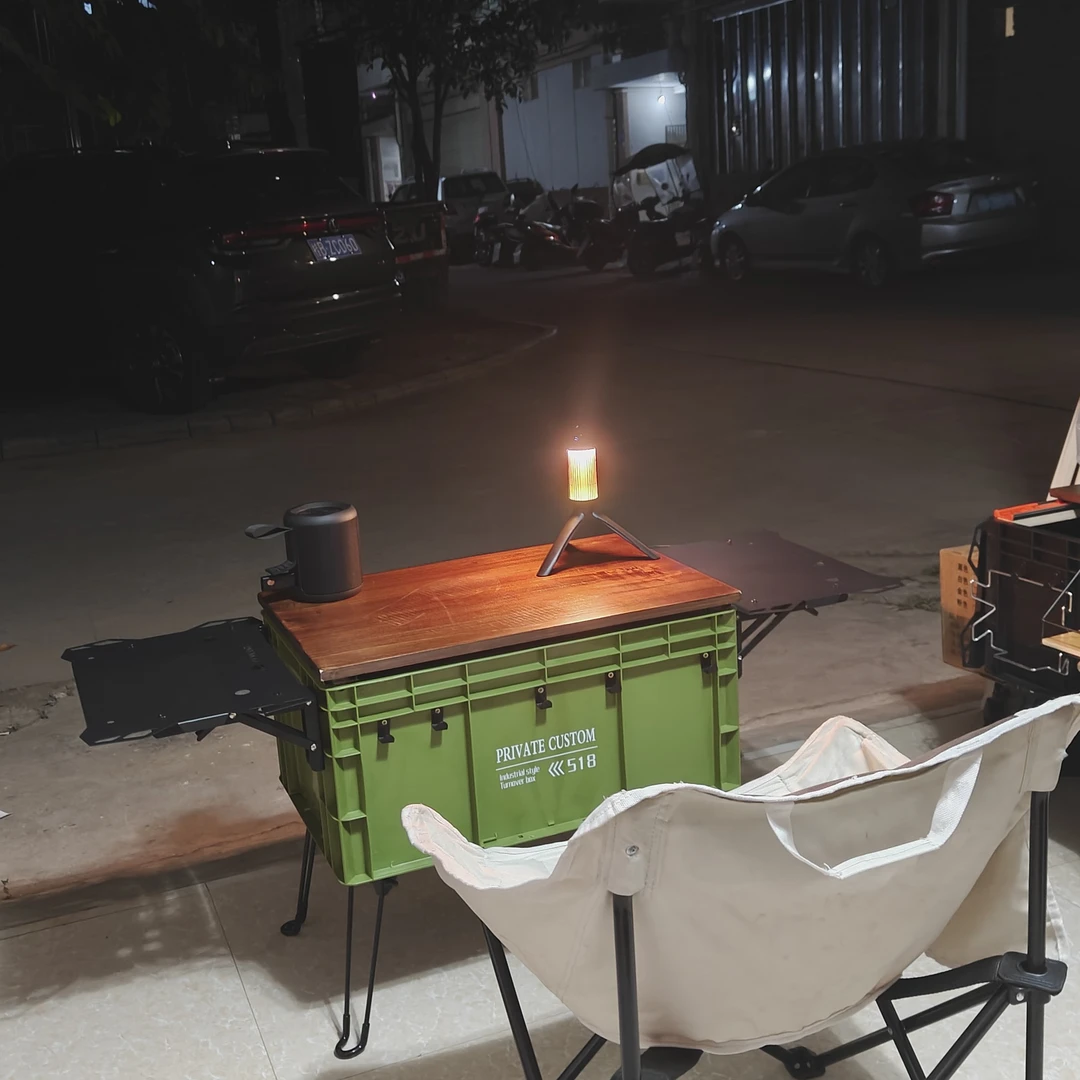 近百万人围观的网红露营箱桌上架了，手工制作，数量有限，按需购买。