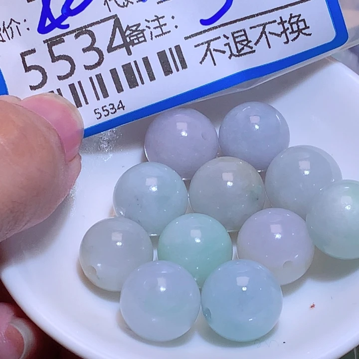 竹***翡翠未镶嵌颈饰dd