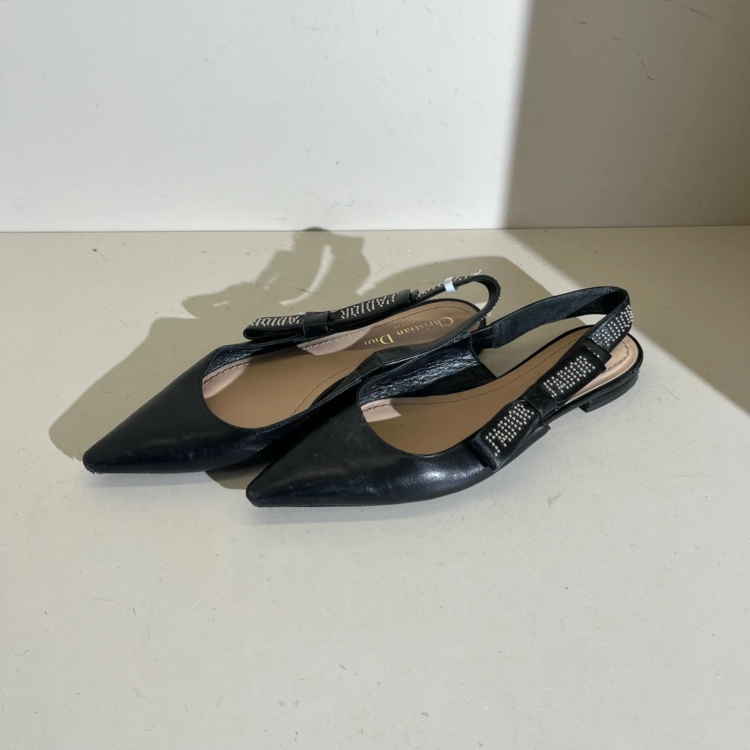 Christian Dior 平底尖头鞋/37码/98新/19621