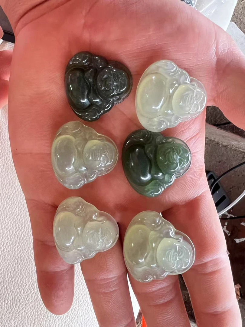 福玉阁出品，手工弥勒佛挂件