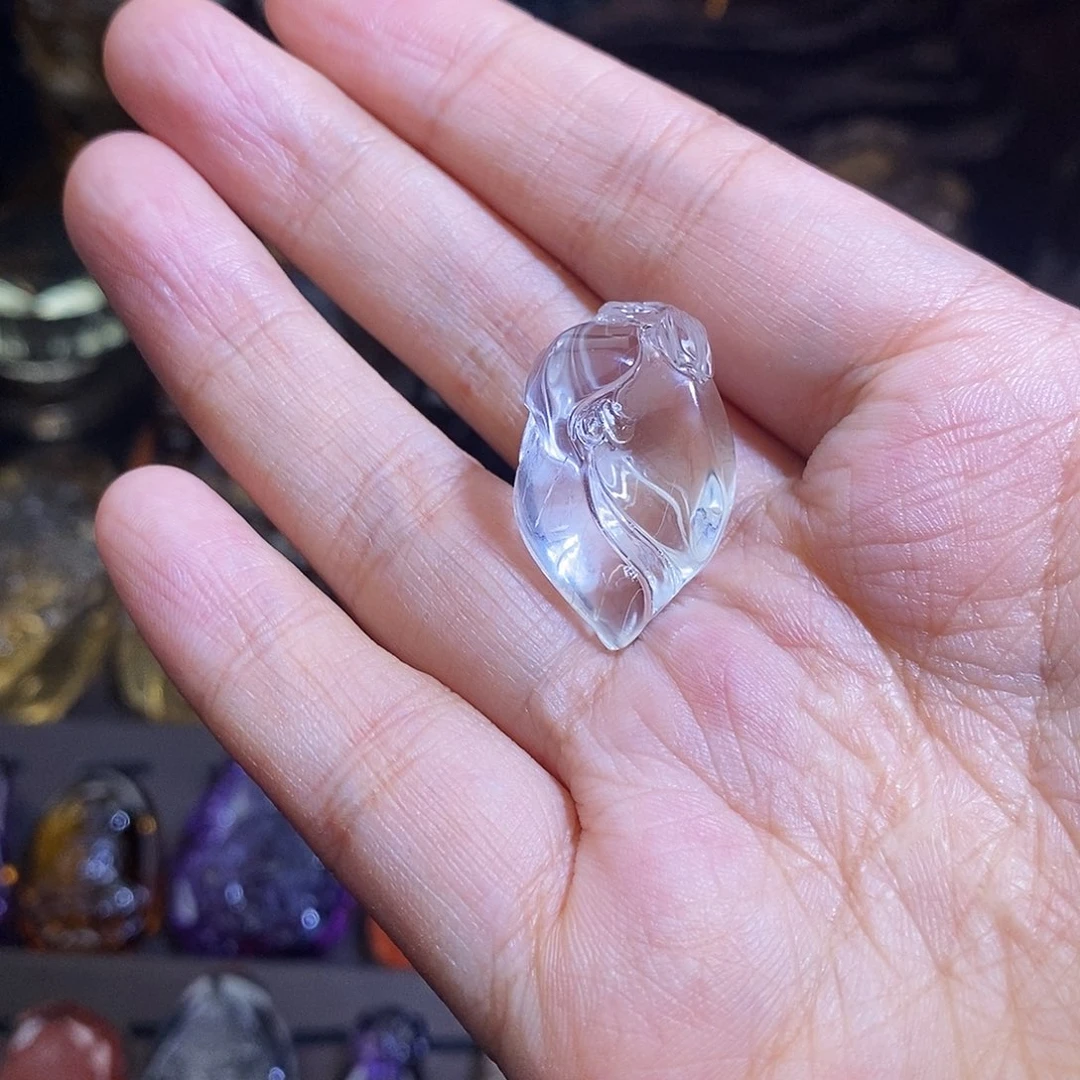 水晶吊坠未镶嵌麒****)吊坠