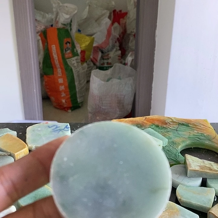 翡翠未镶嵌手链我
