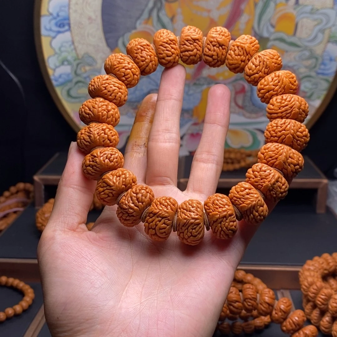 手串桃核龙纹桃核麒麟