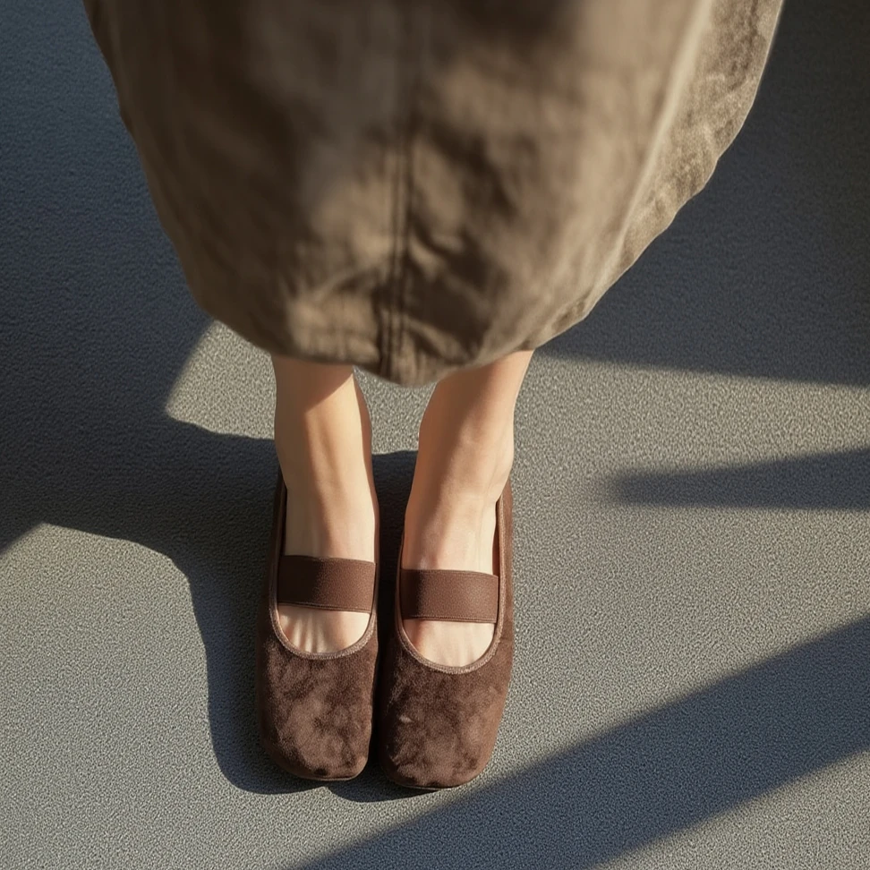 老钱风必备软底女鞋超软超轻芭蕾风平底气质单鞋2025新款爆百搭