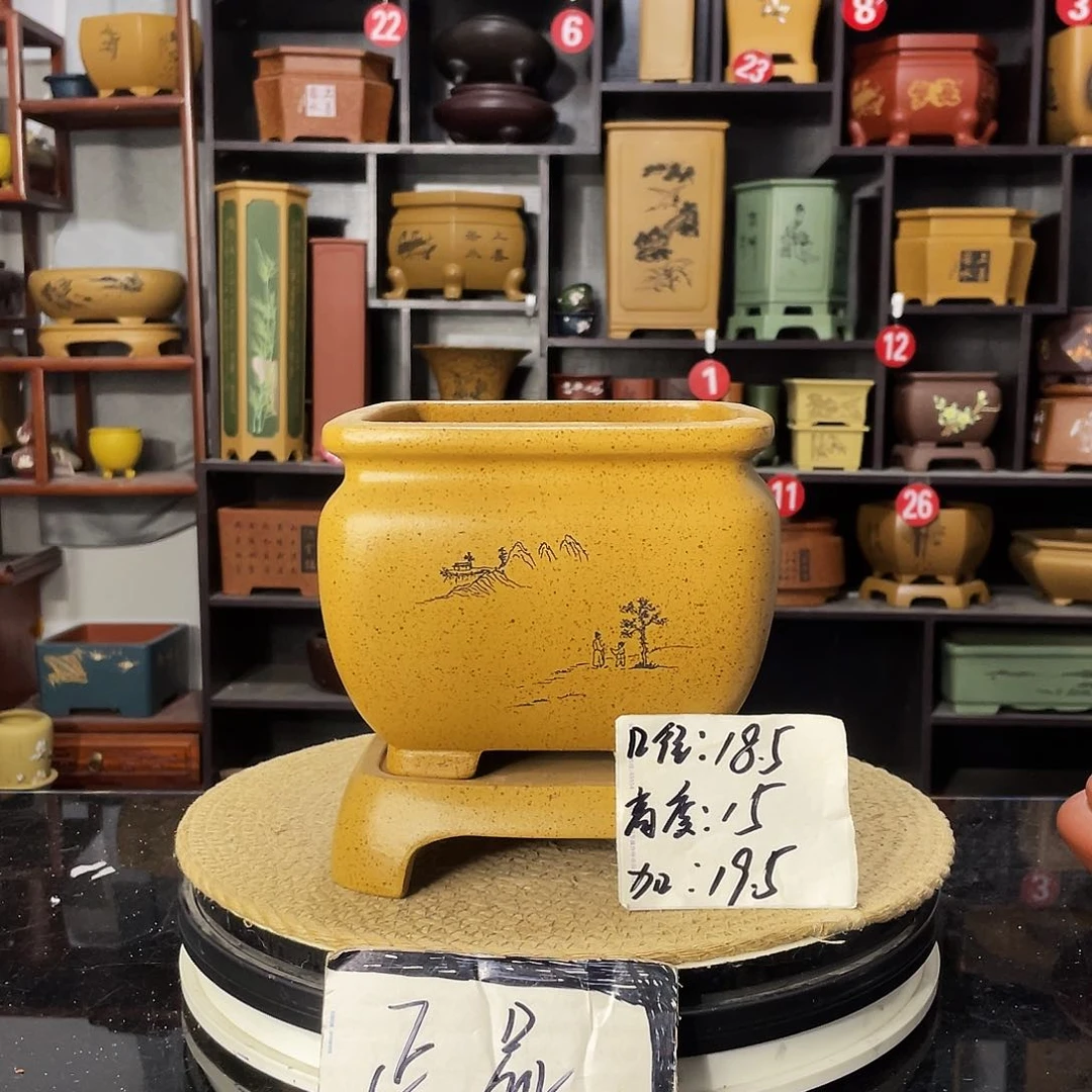D-盆尚好紫砂花盆