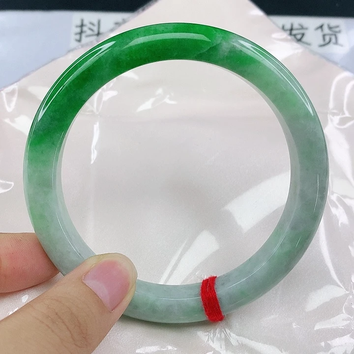 未镶嵌手镯翡翠圈63，0B034