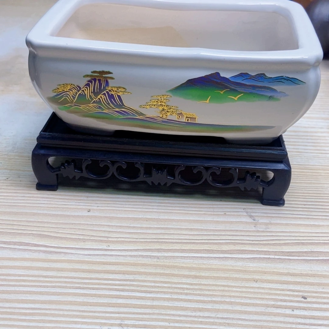 瓷片陶瓷花盆陶瓷艺术