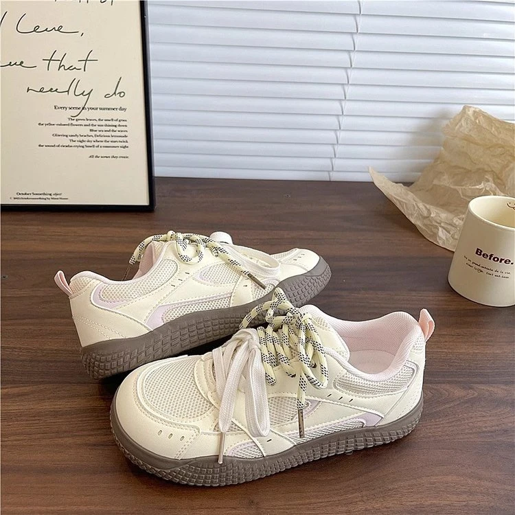 德训鞋透气老爹小白鞋运动鞋板鞋夏季休闲板鞋耐磨百搭女鞋运动