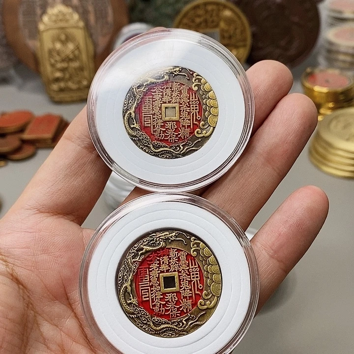 铜现代仿制工艺文创铜币