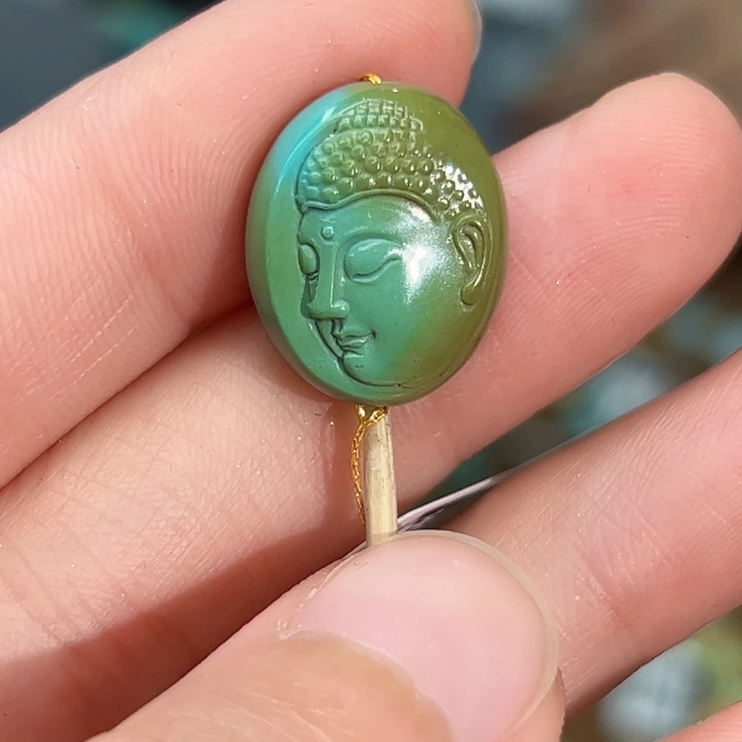 绿松石珠宝奇石未镶嵌