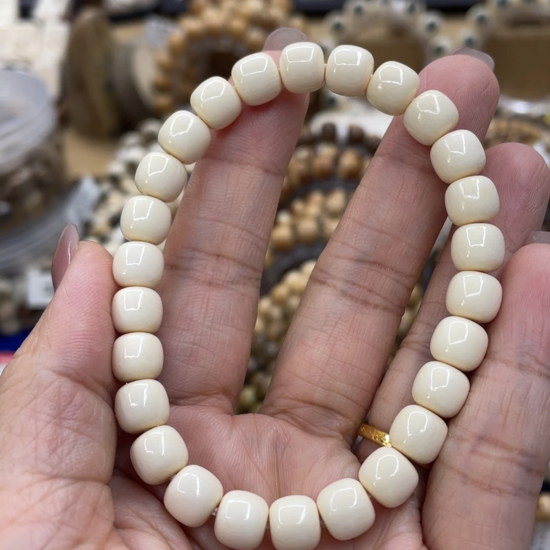 猛犸象牙手串/手链/手镯7✖️8果冻牙心精品串，做数据福利