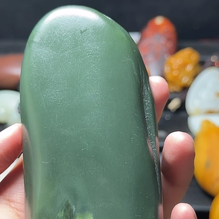 顾***夕和田玉未镶嵌挂件