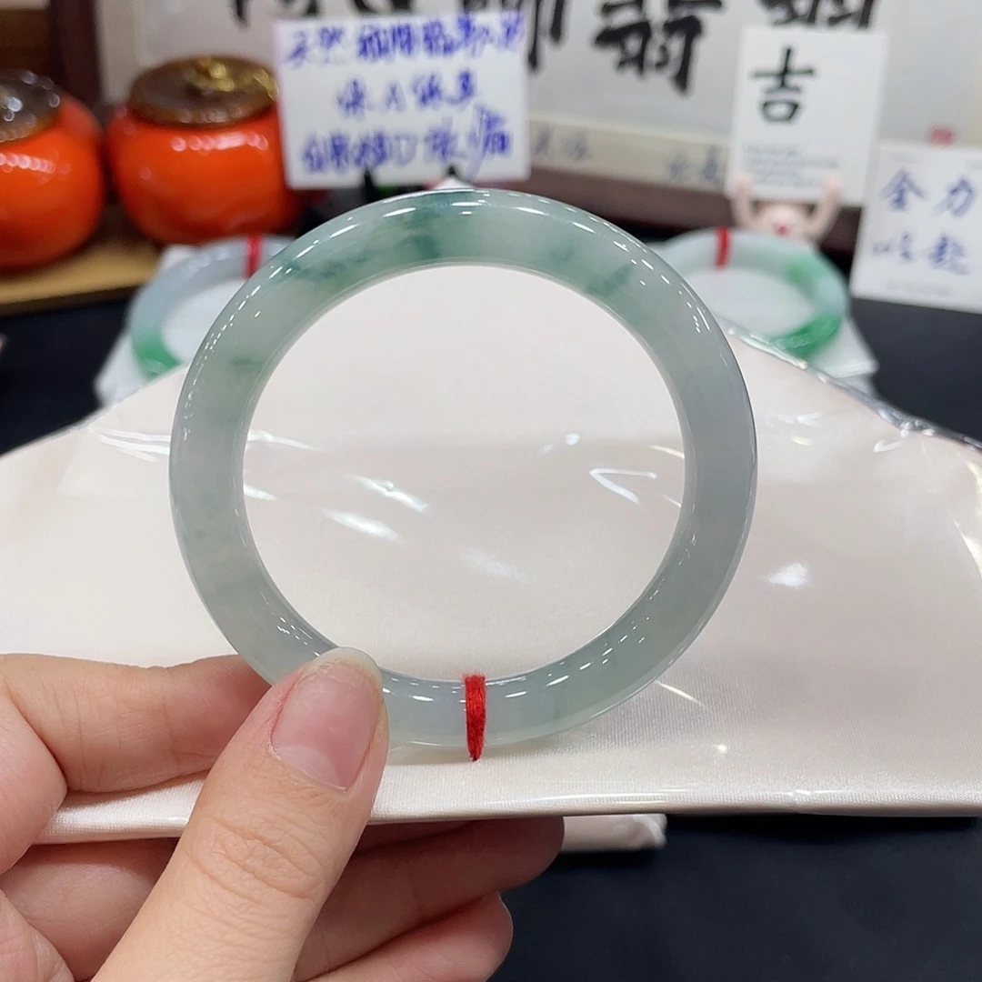 翡翠未镶嵌手镯天然缅甸A货翡翠手镯28