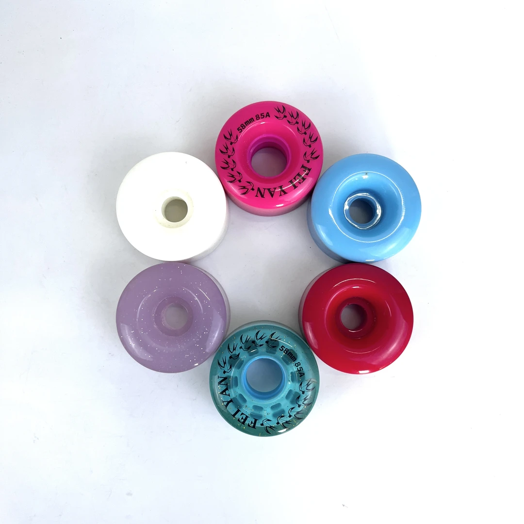 双排轮轮滑鞋配件-快速轮58*32mm(8个)