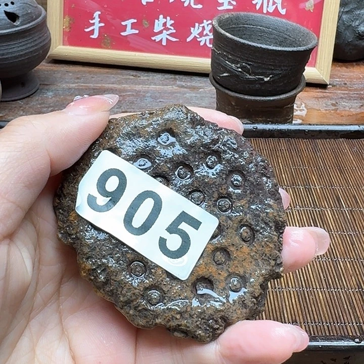 纯手工制作粗陶茶具