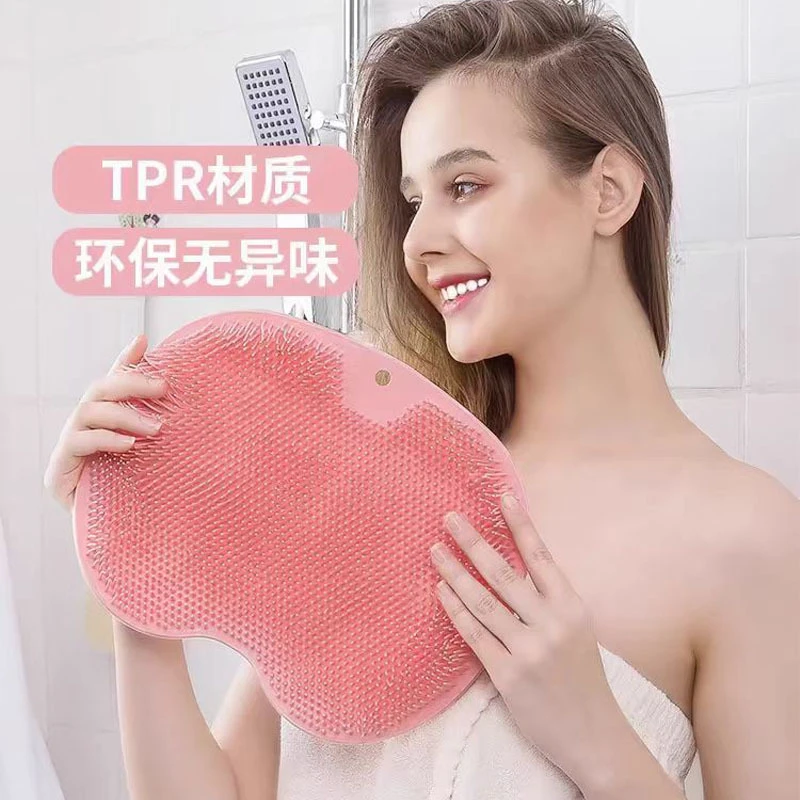 搓脚垫硅胶搓脚神器浴室足底按摩垫子洗澡搓背刷懒人搓背洗脚两用