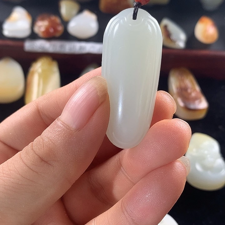 ****凉颈饰未镶嵌和田玉平安圆满喜乐
