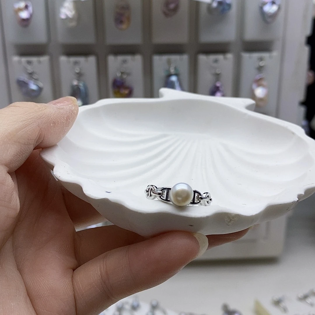 颈饰合金淡水珍珠