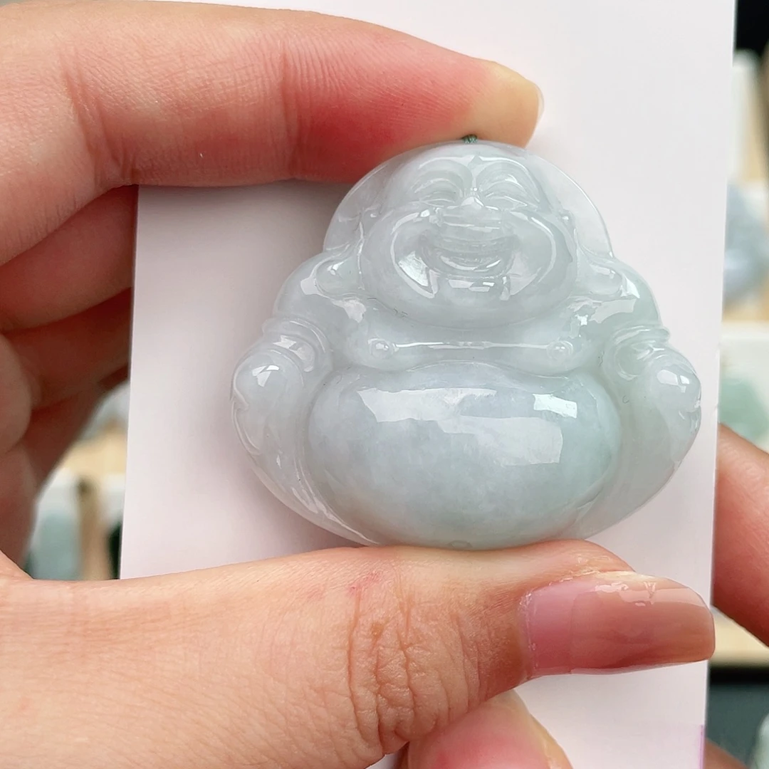 颈饰未镶嵌翡翠佛公