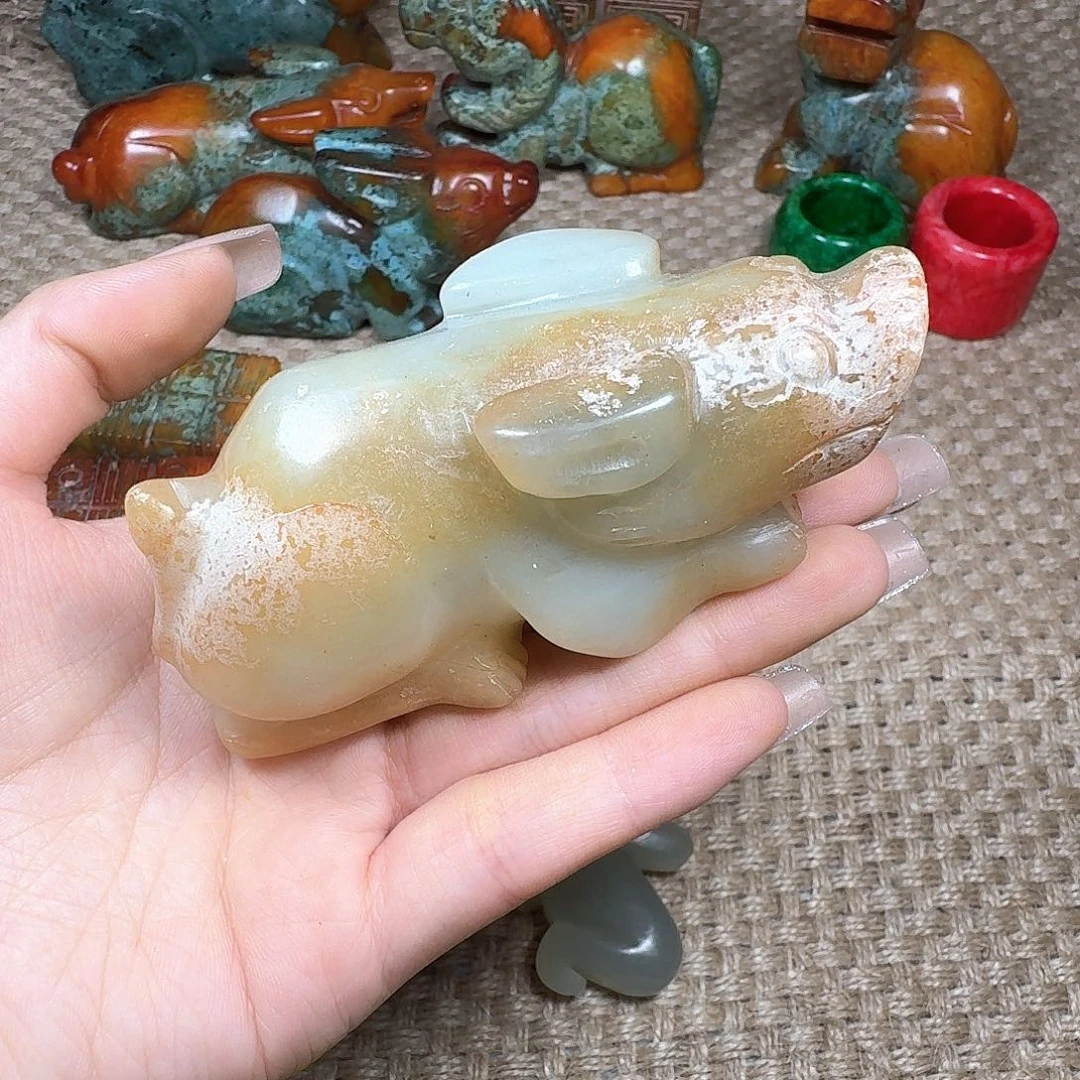 白玉菩提吊坠挂件