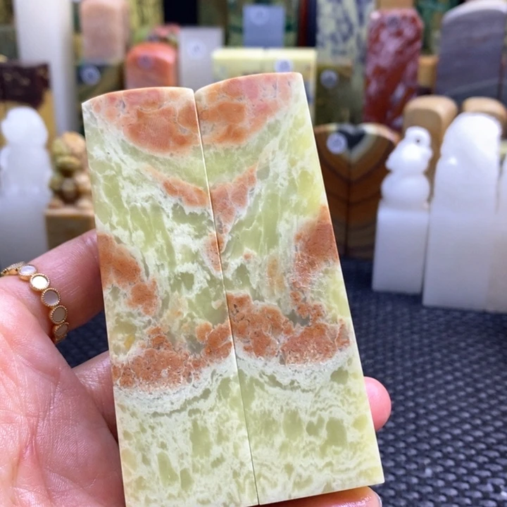 四川石我***8青田石印章石