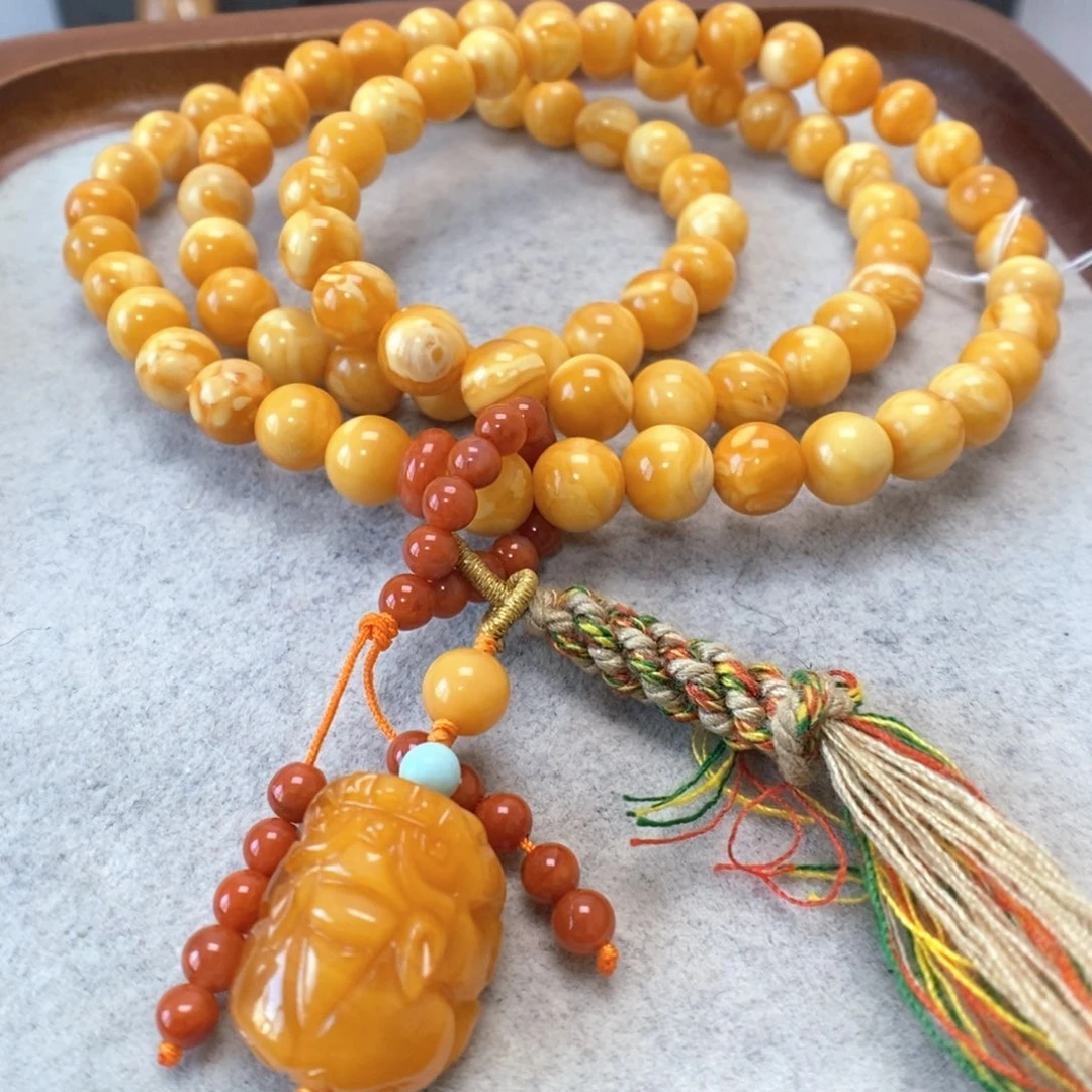 蜜蜡未镶嵌手串蜜蜡