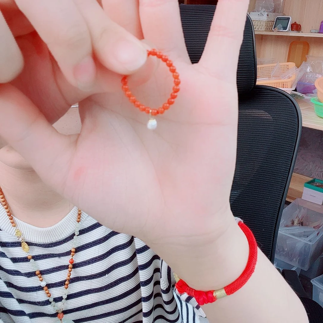 南红玛瑙未镶嵌颈饰