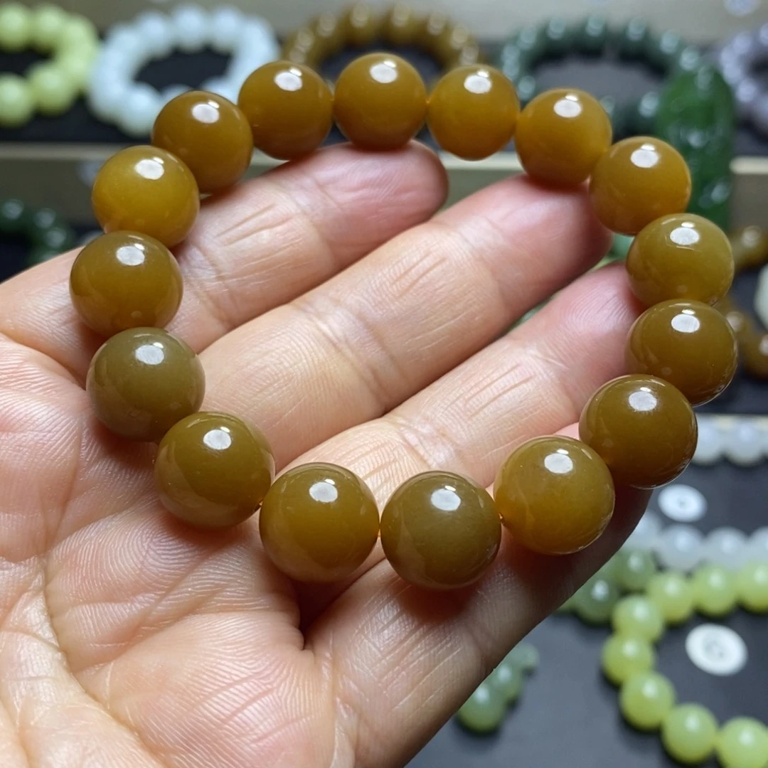 和田玉手串未镶嵌