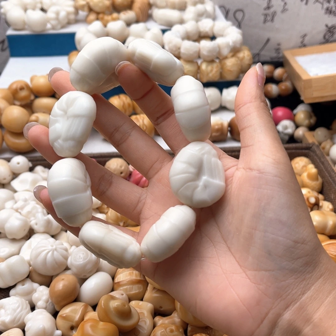 菩提根/象牙果吊坠基围虾卡30