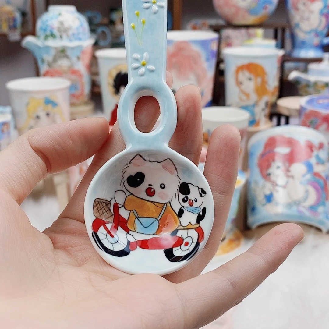 杯董董文创手绘陶瓷