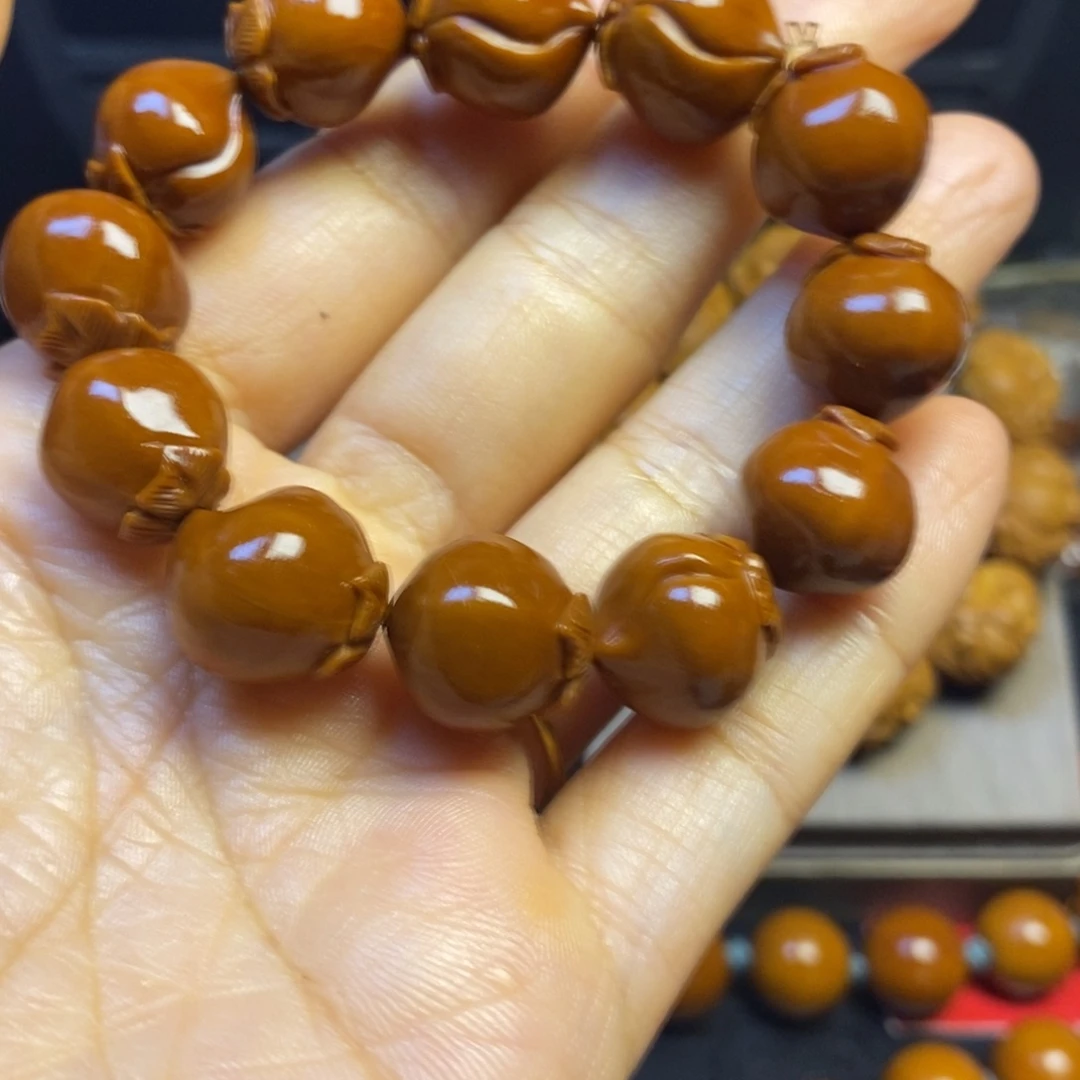 摩***根手串/手链橄榄核小桃子小桃子小桃子