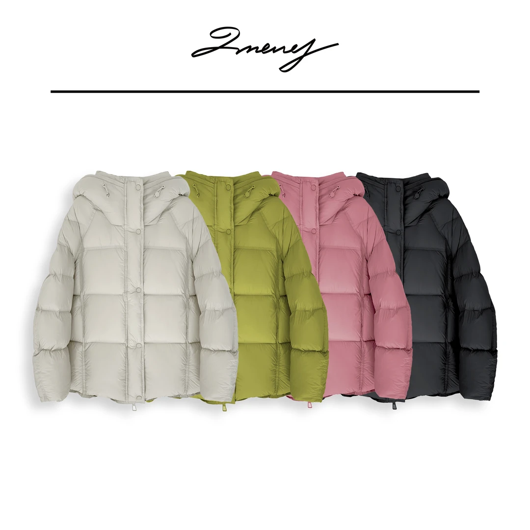 LMENY雪宝羽绒包~云朵泡芙加厚连帽羽绒服24DY042