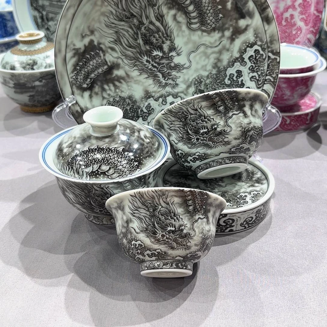 瓷片景德镇瓷器精品展示