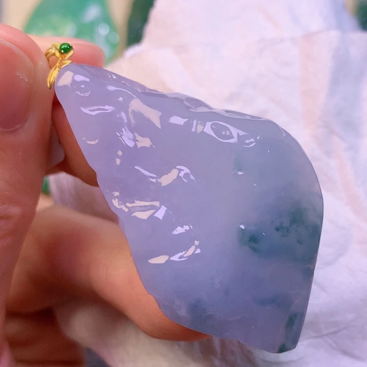 翡翠未镶嵌吊坠(不含链) 2637