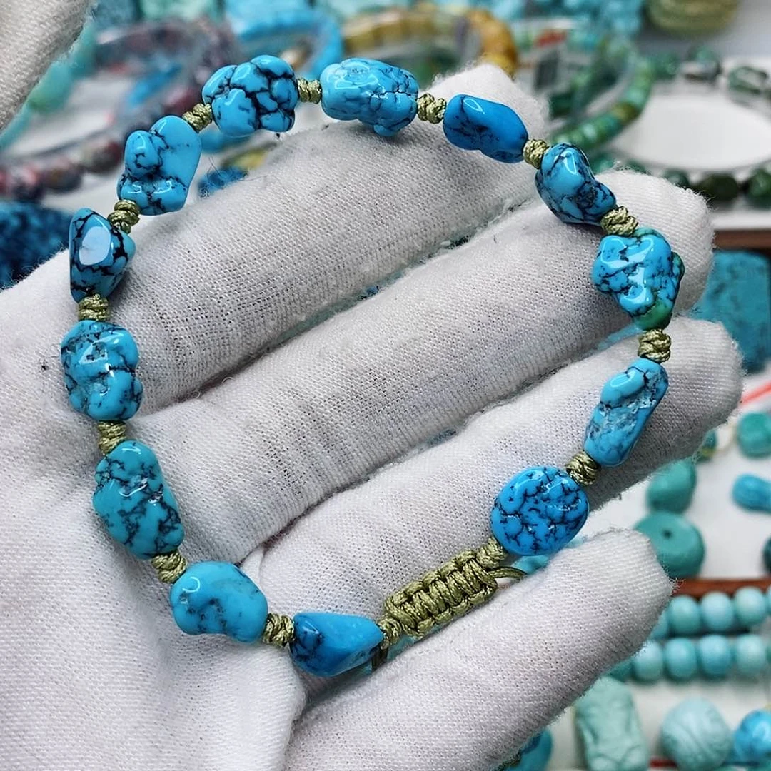 绿松石珠宝奇石未镶嵌