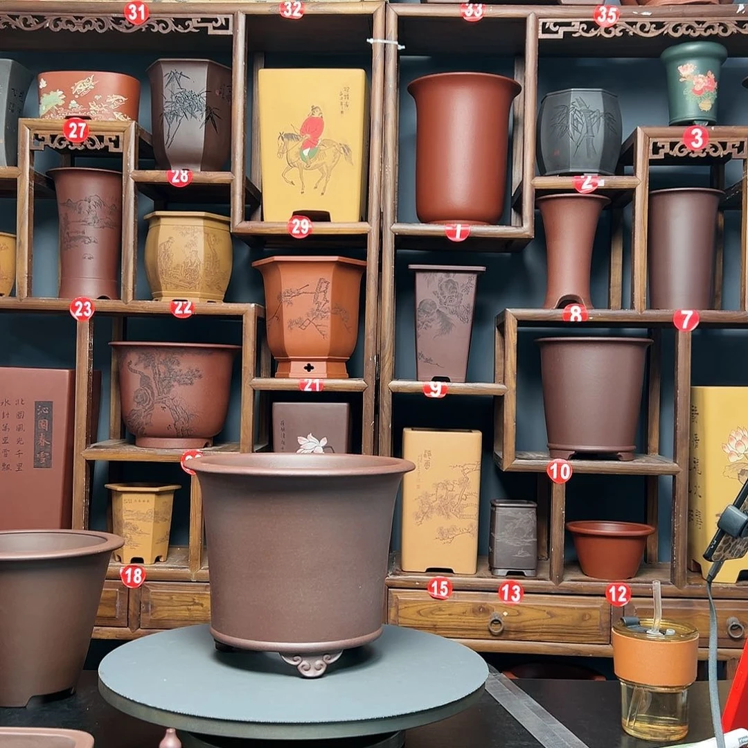 紫砂花盆顺*紫砂花盆