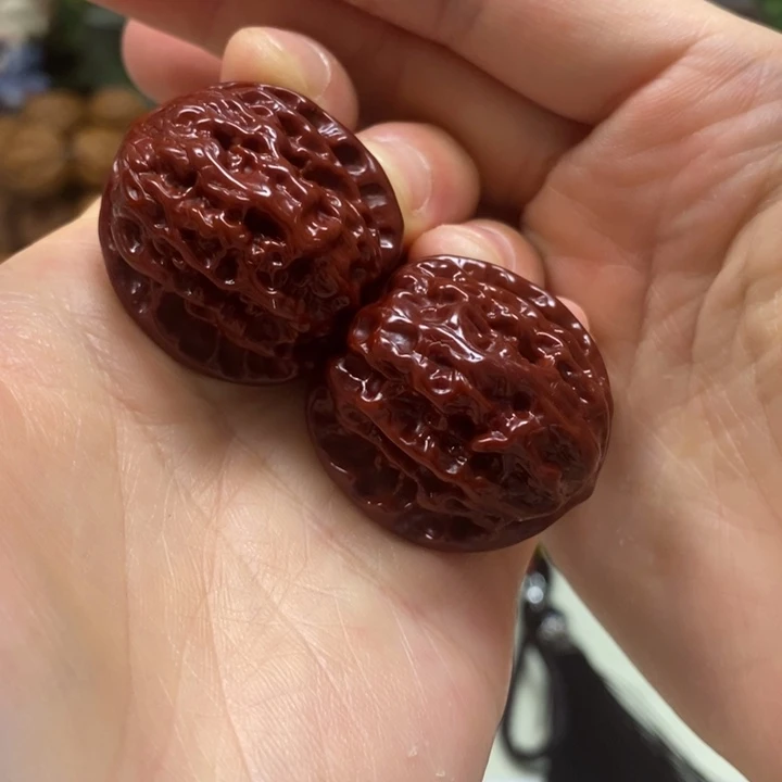 吊坠文玩核桃野狼33