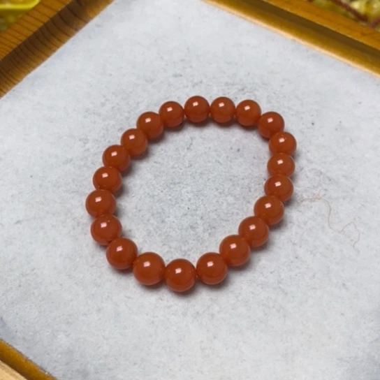 南红玛瑙手串未镶嵌手串