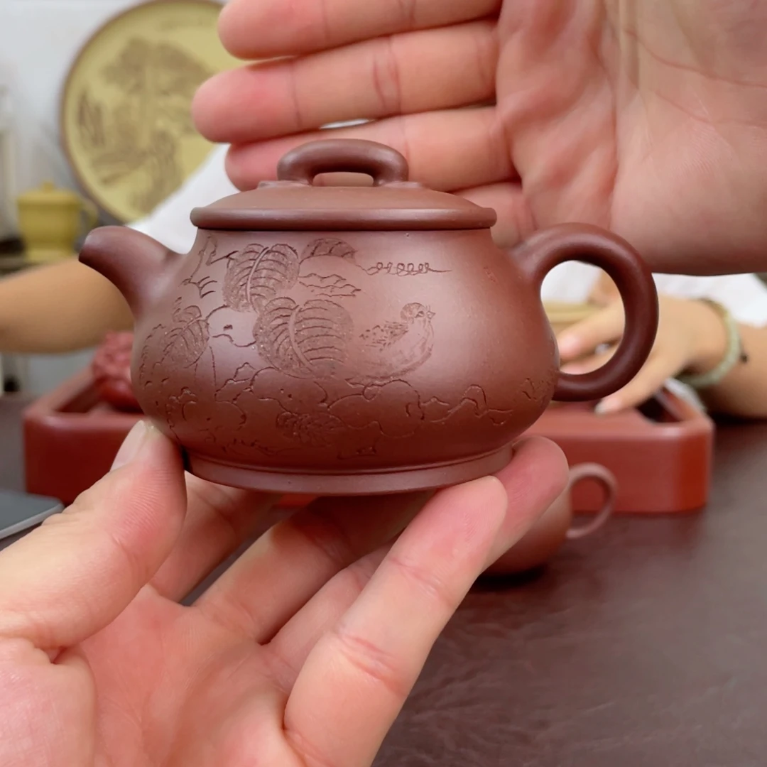 茶壶紫砂儒象紫泥