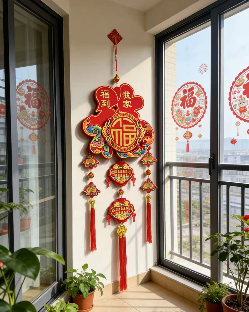 40#福字挂件【1个】大礼包新年大礼包挂件装饰用品以直播间为准