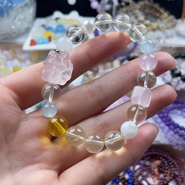 未镶嵌手链水晶多宝狐狸